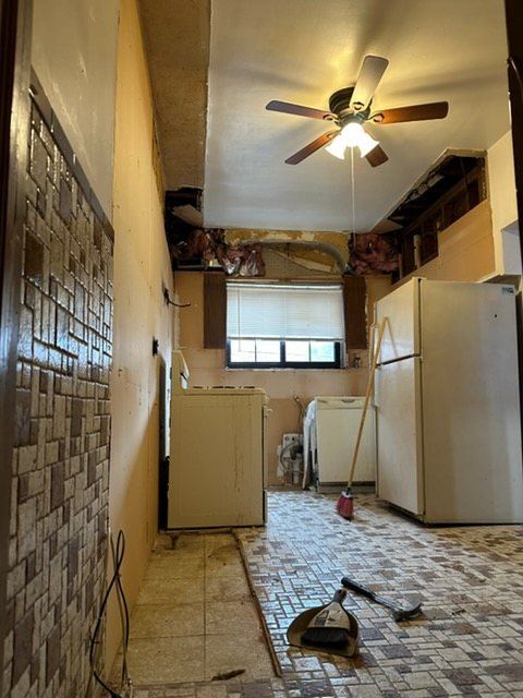 Kitchen gutted during demolition